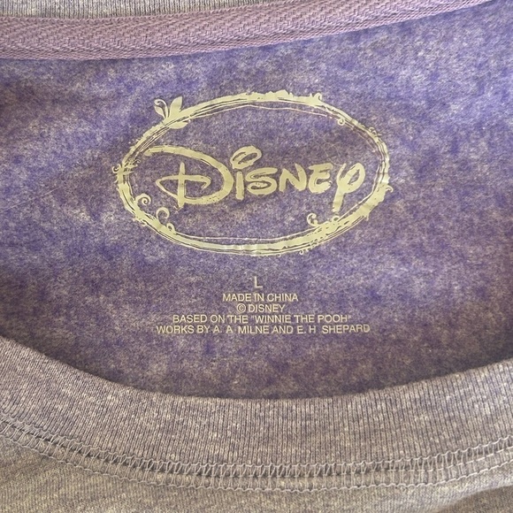 Disney Eeyore Dreamer Sleep Shirt Purple • Used • Size: Large - Picture 5 of 5